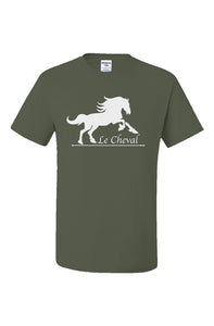 Le Cheval Dri-Power  T-Shirt Military Green