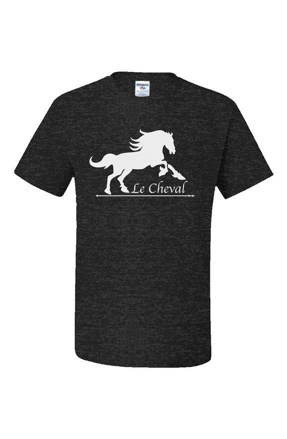 Le Cheval Dri-Power  T-Shirt Black Heather