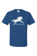 Load image into Gallery viewer, Le Cheval Dri-Power  T-Shirt Royal Blue
