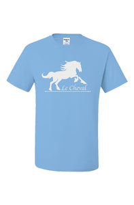 Le Cheval Dri-Power  T-Shirt Light Blue