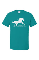 Load image into Gallery viewer, Le Cheval Dri-Power  T-Shirt Jade
