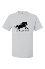 Load image into Gallery viewer, Le Cheval Dri-Power  T-Shirt Silver
