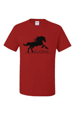 Load image into Gallery viewer, Le Cheval Dri-Power  T-Shirt Cardinal
