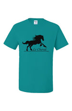 Load image into Gallery viewer, Le Cheval Dri-Power  T-Shirt Jade
